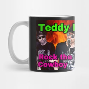 Copy of ROCK the Flamin Cowboy Teddy Boy Bop Mug